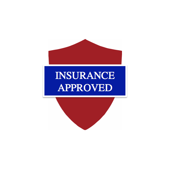 We Are Approved to Work With Your Insurance Company
